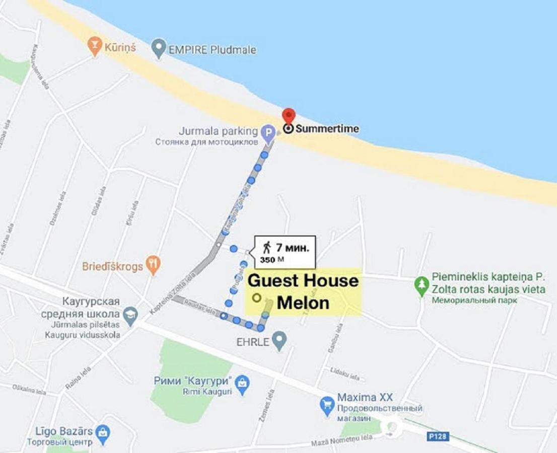 Guest House Melon Jurmala Bagian luar foto
